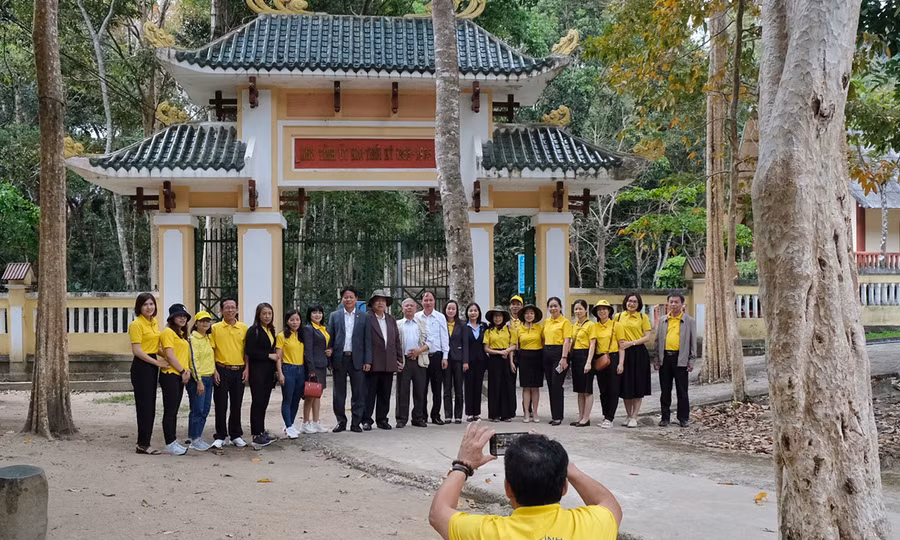 Di tích lịch sử căn cứ địa cách mạng khu 10. Ảnh: Minh Châu