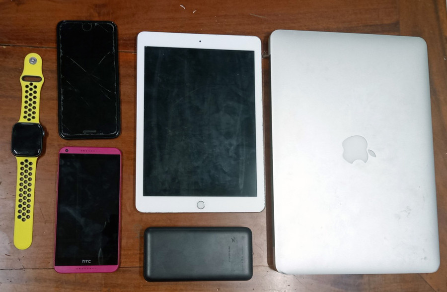 Cận cảnh tang vật vụ trộm cắp. Ảnh: Nghiêm Túc Cận cảnh tang vật vụ trộm cắp. Ảnh: Nghiêm Túc