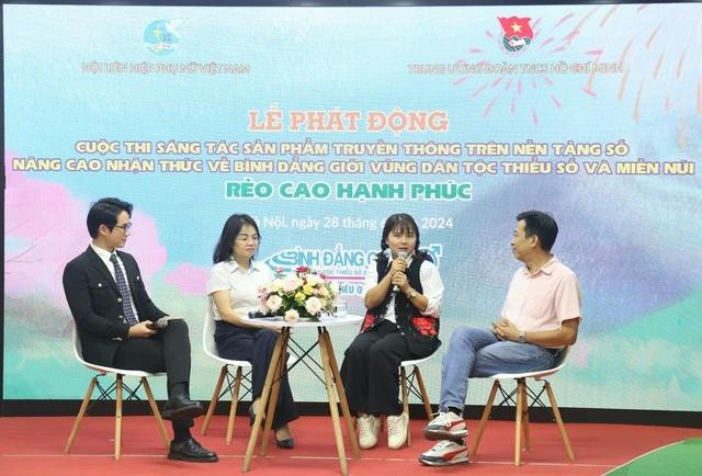 Các diễn giả của chương trình chia sẻ các thông tin tại buổi lễ phát động. Ảnh MINH HIỂN Các diễn giả của chương trình chia sẻ các thông tin tại buổi lễ phát động. Ảnh MINH HIỂN