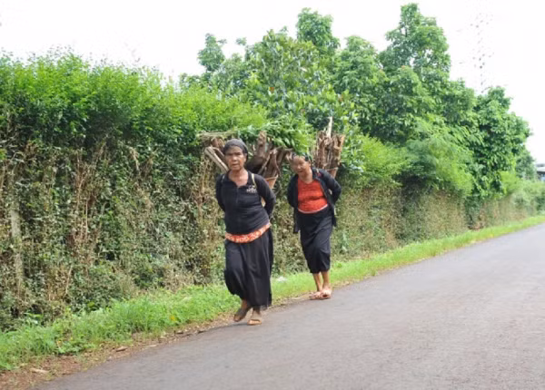 Cuộc sống thanh bình của bà con ở Đắk Lắk.