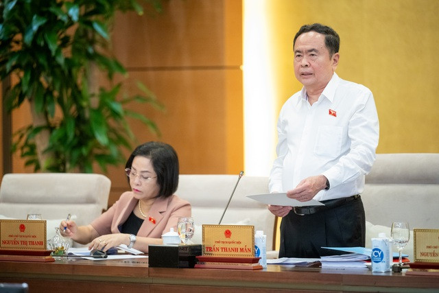 Chủ tịch Quốc hội Trần Thanh Mẫn phát biểu khai mạc phiên họp