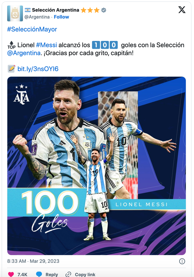 Thành tích ấn tượng trong năm 2023 của Messi Thành tích ấn tượng trong năm 2023 của Messi