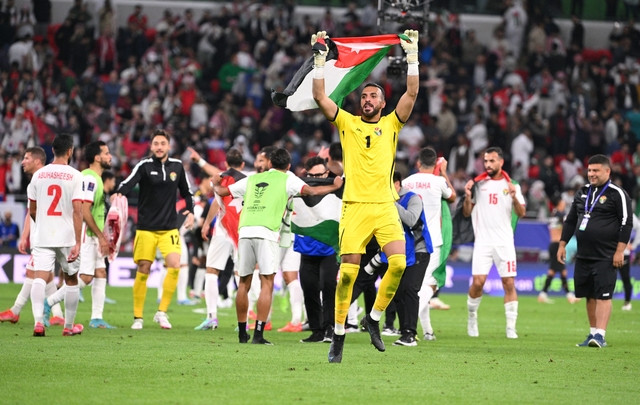 Jordan làm nên lịch sử khi lần đầu đánh bại Hàn Quốc trong gần 16 năm đụng độ (Ảnh: AFC) Jordan làm nên lịch sử khi lần đầu đánh bại Hàn Quốc trong gần 16 năm đụng độ (Ảnh: AFC)