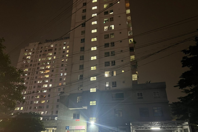 Chung cư nơi chị N. đã tử vong.