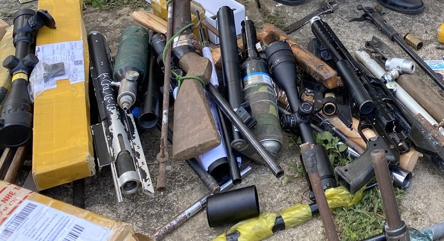 Cơ quan chức năng khuyến cáo người dân không sử dụng súng tự chế vì rất dễ gây ra tai nạn gây thương tích, ảnh hưởng đến sức khỏe, tính mạng con người. Ảnh: Bảo Lâm