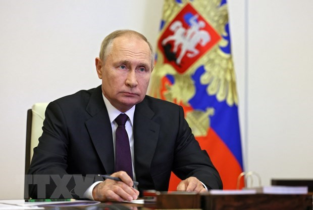 Tổng thống Nga Vladimir Putin. (Ảnh: AFP/TTXVN) Tổng thống Nga Vladimir Putin. (Ảnh: AFP/TTXVN)