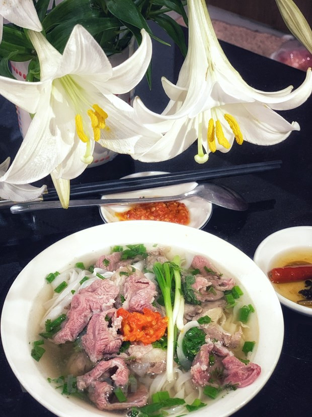 Phở, một trong những tinh hoa ẩm thực Thủ đô. (Ảnh: Mai Mai/Vietnam+) Phở, một trong những tinh hoa ẩm thực Thủ đô. (Ảnh: Mai Mai/Vietnam+)
