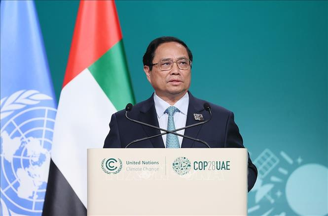 Thủ tướng Phạm Minh Chính có bài phát biểu quan trọng tại Hội nghị COP lớn nhất trong lịch sử - Ảnh: VGP/Nhật Bắc Thủ tướng Phạm Minh Chính có bài phát biểu quan trọng tại Hội nghị COP lớn nhất trong lịch sử - Ảnh: VGP/Nhật Bắc