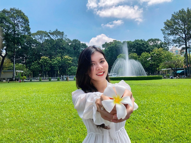 Những hoa khôi sư phạm tài năng và xinh đẹp - Ảnh 5. Dương Thị Vân Anh. Ảnh: NVCC