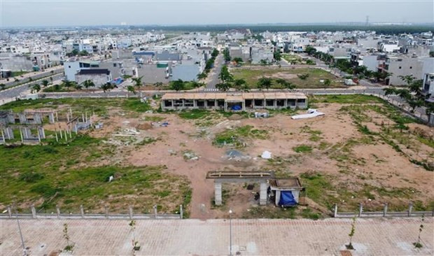 Khu tái định cư Lộc An-Bình Sơn bị ngưng trệ trong thời gian dài. (Ảnh: TTXVN phát)