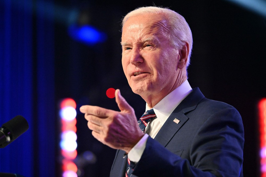 Tổng thống Mỹ Joe Biden phát biểu tại sự kiện vận động tranh cử ở Pennsylvania ngày 5/1/2024. (Ảnh: AFP/TTXVN) Tổng thống Mỹ Joe Biden phát biểu tại sự kiện vận động tranh cử ở Pennsylvania ngày 5/1/2024. (Ảnh: AFP/TTXVN)