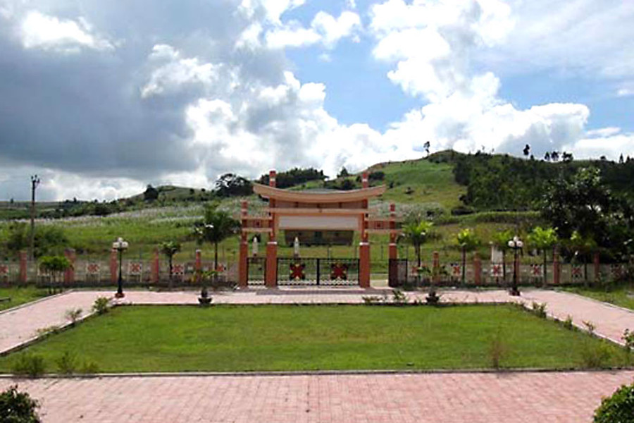 Làng kháng chiến Stơr thuộc thị trấn Kbang (huyện Kbang, tỉnh Gia Lai). Ảnh tư liệu