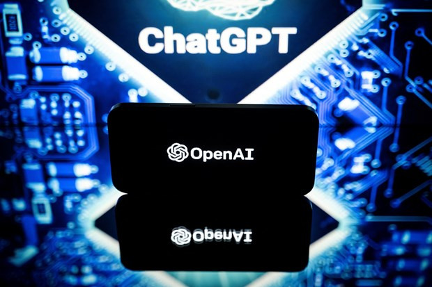 Biểu tượng của OpenAI và ChatGPT. (Nguồn: AFP/TTXVN) Biểu tượng của OpenAI và ChatGPT. (Nguồn: AFP/TTXVN)