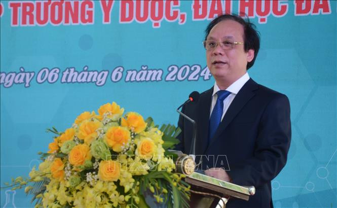 Giám đốc Đại học Đà Nẵng Nguyễn Ngọc Vũ phát biểu. Giám đốc Đại học Đà Nẵng Nguyễn Ngọc Vũ phát biểu.