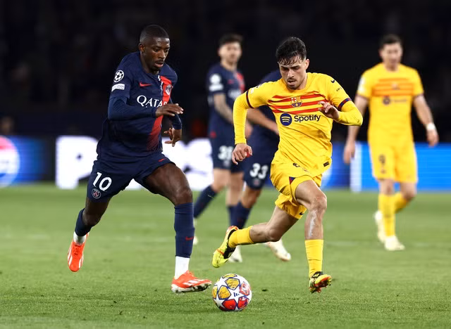 Ousmane Dembele ghi siêu phẩm bàn thắng vào lưới đội bóng cũ.