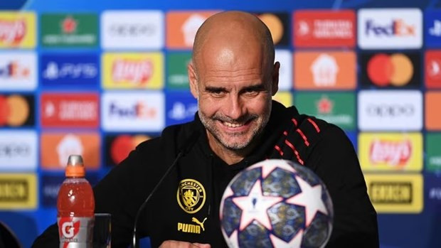 HLV Pep Guardiola quyết tâm giành chức vô địch. (Nguồn: UEFA) HLV Pep Guardiola quyết tâm giành chức vô địch. (Nguồn: UEFA)