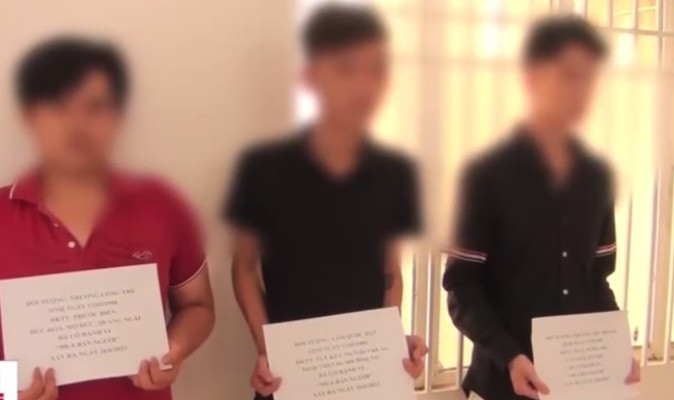 3 trong 10 đối tượng bị bắt