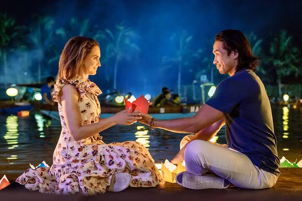 Hội An lung linh trong một cảnh quay bộ phim "A Tourist's Guide to Love." (Ảnh: Đoàn làm phim)