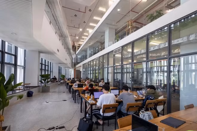 Giờ tự học của sinh viên Trường Đại học Việt Đức. (Nguồn: Trường Đại học Việt Đức)