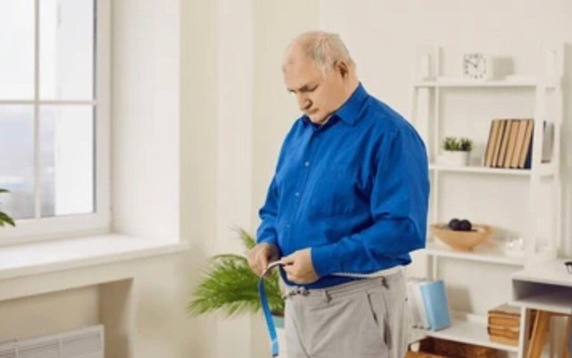 Giảm 5% cân nặng cũng làm tăng nguy cơ tử vong, đặc biệt là ở nam giới lớn tuổi. Ảnh: Shutterstock Giảm 5% cân nặng cũng làm tăng nguy cơ tử vong, đặc biệt là ở nam giới lớn tuổi. Ảnh: Shutterstock