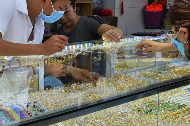 Giá vàng hôm nay của thế giới giảm nhẹ Giá vàng hôm nay của thế giới giảm nhẹ