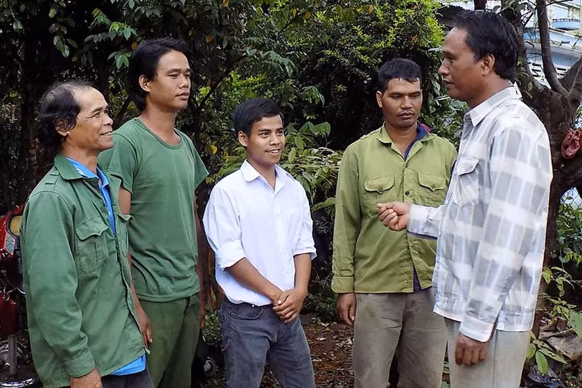 Ban Thanh tra nhân dân các xã phát huy vai trò trong xây dựng nông thôn mới. Ảnh: Lương Thanh