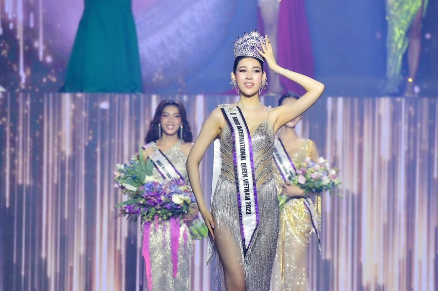 Dịu Thảo đăng quang Miss International Queen Vietnam 2023. Ảnh: Ban tổ chức