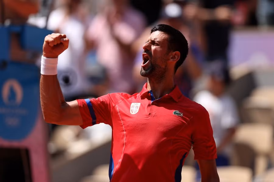 Djokovic lần đầu giành huy chương Vàng Olympic. (Nguồn: Getty Images)