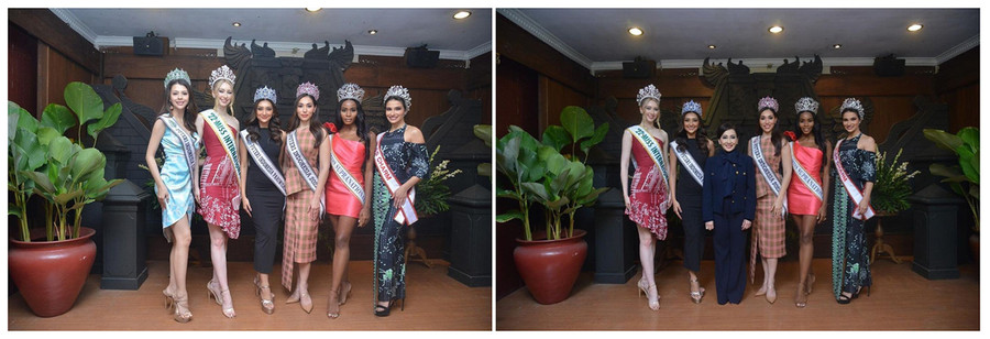 Đây cũng là lần hiếm hoi đánh dấu ba hoa hậu quốc tế đang đương nhiệm cùng hội ngộ. Các người đẹp được ban tổ chức Puteri Indonesia chào đón nồng nhiệt, hoành tráng. Puteri Indonesia là tổ chức uy tín, nắm quyền điều hành cuộc thi nhan sắc cấp quốc gia đình đám ở quốc gia vạn đảo trong nhiều thập kỷ. Năm 2022, Puteri Indonesia mất bản quyền Miss Universe vào tay công ty PT Capella Swastika Karya.