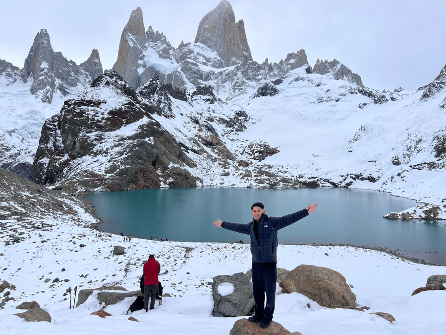 Thắng muốn kéo dài danh sách điểm đến trong tương lai gần. Ảnh: Trọng Thắng tại Argentina