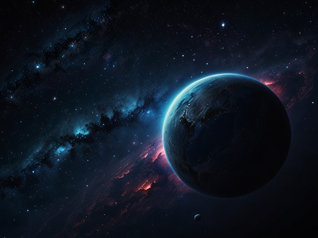 Hành tinh thứ 9 ẩn nấp trong vùng tăm tối ở gần rìa hệ Mặt Trời - Ảnh AI: ANH THƯ
