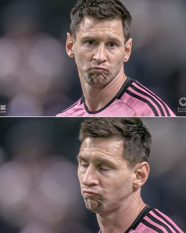 Messi chán nản khi nhìn đối phương ghi 2 bàn thắng liên tiếp. Ảnh: AFP Messi chán nản khi nhìn đối phương ghi 2 bàn thắng liên tiếp. Ảnh: AFP