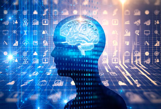 Ảnh minh họa về tác động của AI với não bộ