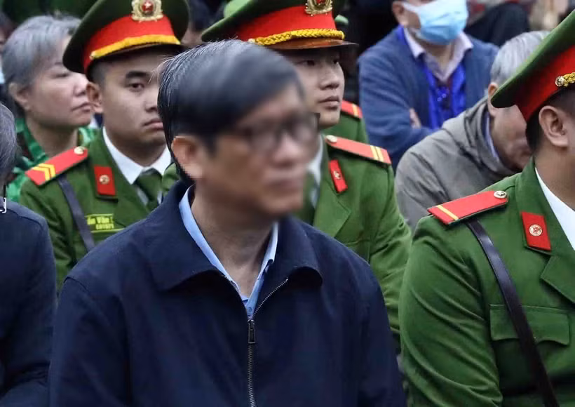 Bị cáo Nguyễn Thanh Long, cựu Bộ trưởng Bộ Y tế tại phiên xét xử. (Ảnh: Phạm Kiên/TTXVN)