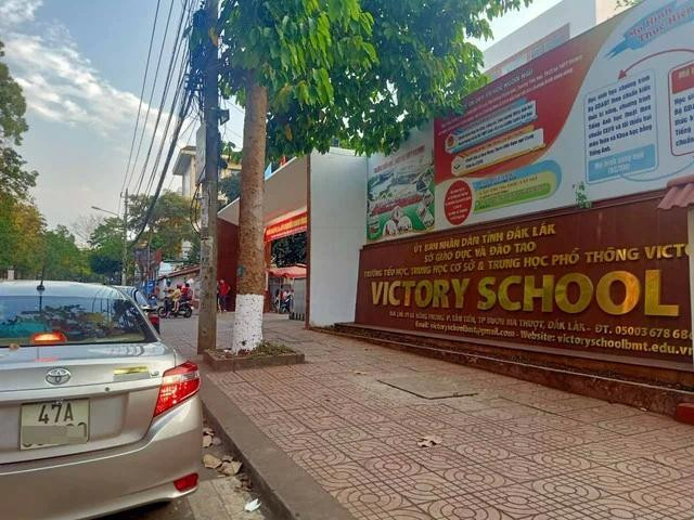 Trường tiểu học - THCS-THPT Victory ở TP.Buôn Ma Thuột. Ảnh: C.T.V