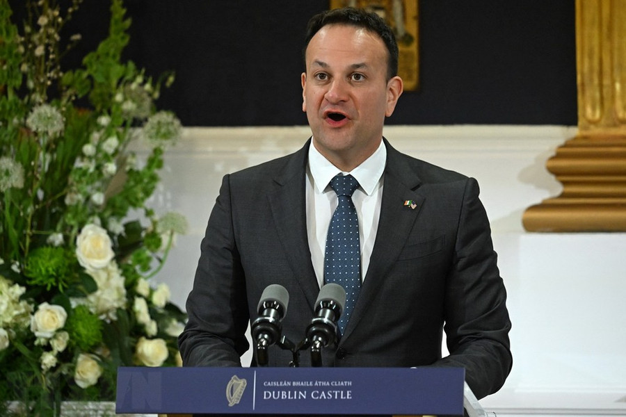 Thủ tướng Ireland Leo Varadkar tại Dublin, Ireland. (Ảnh: AFP/TTXVN) Thủ tướng Ireland Leo Varadkar tại Dublin, Ireland. (Ảnh: AFP/TTXVN)