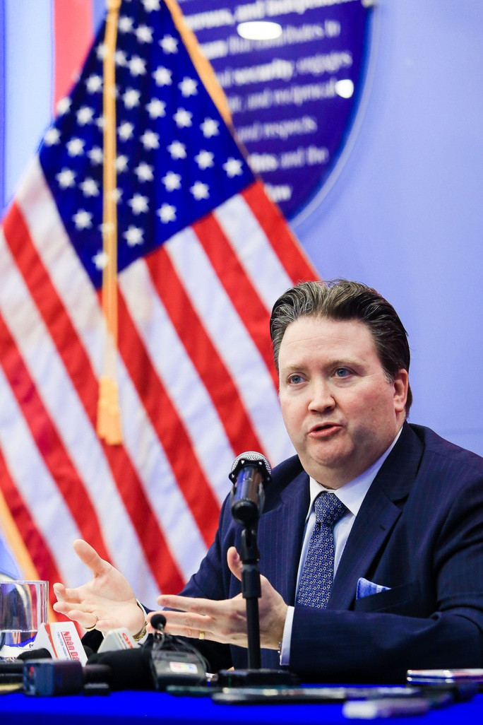 Đại sứ Mỹ tại Việt Nam Marc Knapper. Ảnh: Hữu Hưng