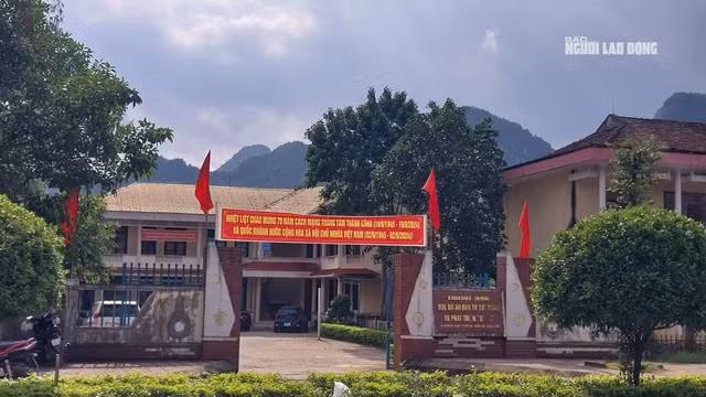 Trụ sở Ban Quản lý dự án và Phát triển quỹ đất huyện Minh Hóa