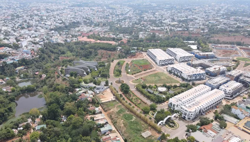 Một góc khu đô thị sinh thái của Công ty CP Đầu tư Trung Nguyên. Ảnh: VL