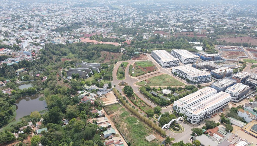 Một góc khu đô thị sinh thái của Công ty CP Đầu tư Trung Nguyên. Ảnh: VL Một góc khu đô thị sinh thái của Công ty CP Đầu tư Trung Nguyên. Ảnh: VL