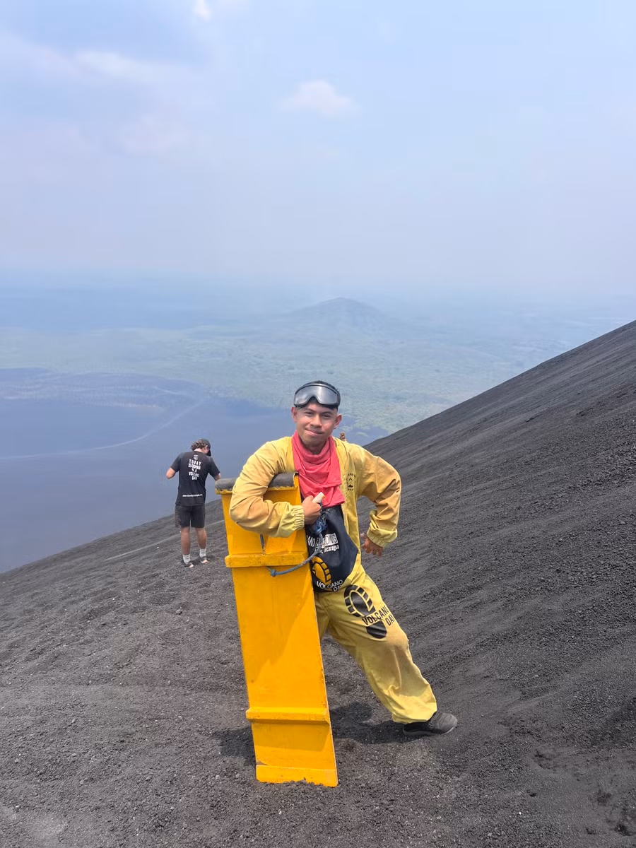 Phượt trên một sườn núi ở Nicaragua.