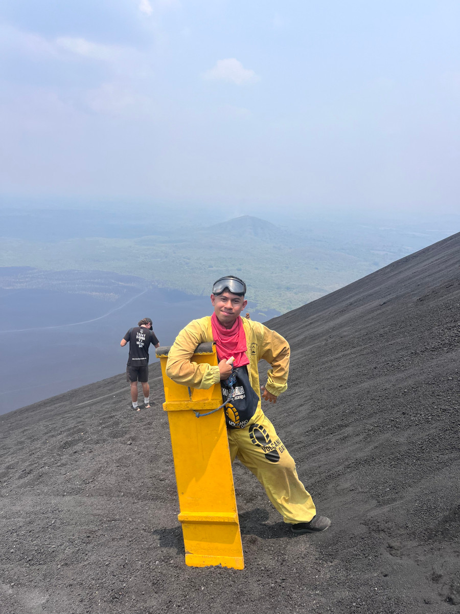 Phượt trên một sườn núi ở Nicaragua.