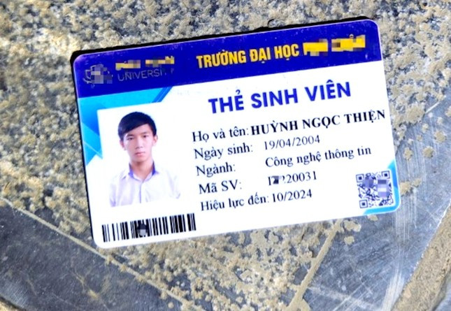 Thẻ sinh viên của Huỳnh Ngọc Thiện Thẻ sinh viên của Huỳnh Ngọc Thiện
