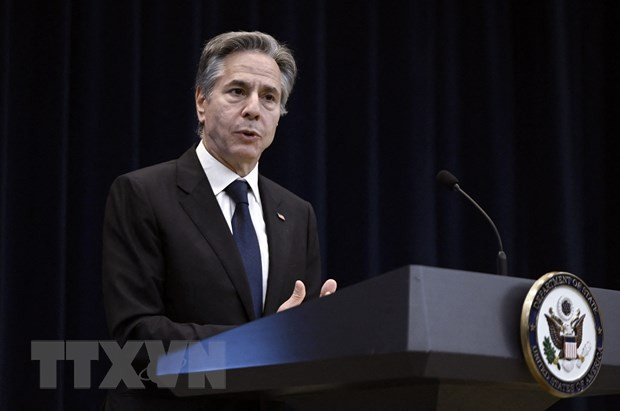 Ngoại trưởng Mỹ Antony Blinken. (Ảnh: AFP/TTXVN)