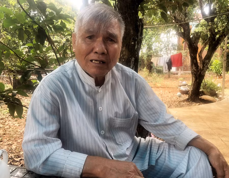 Ông Nguyễn Đôn Thiêm từng bị địch bắt và giam giữ suốt 8 năm. Ảnh: Phương Dung