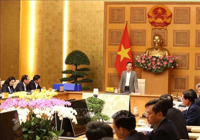 Phó Thủ tướng Trần Lưu Quang phát biểu chỉ đạo. Ảnh: An Đăng - TTXVN