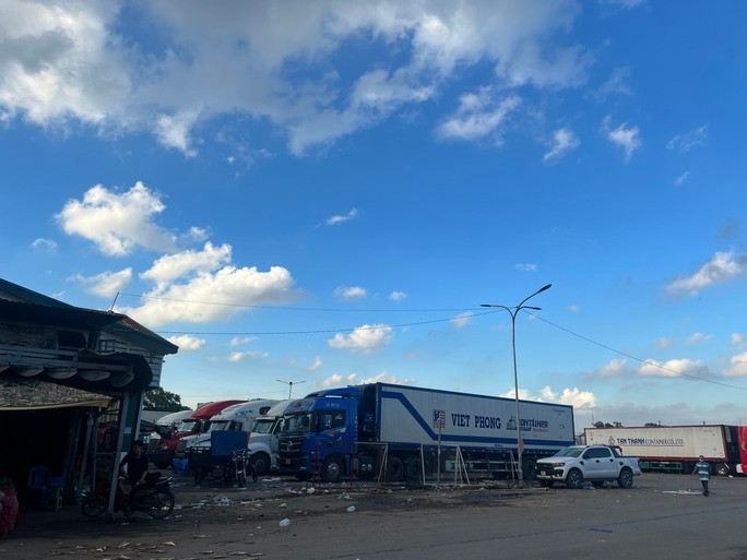 Bãi xe nơi nạn nhân bị sát hại.