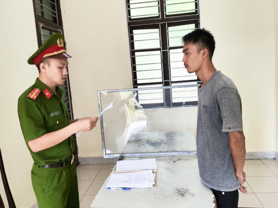 Đối tượng Hiếu trộm cắp tài sản bị khởi tố. Ảnh Công an cung cấp. Đối tượng Hiếu trộm cắp tài sản bị khởi tố. Ảnh Công an cung cấp.