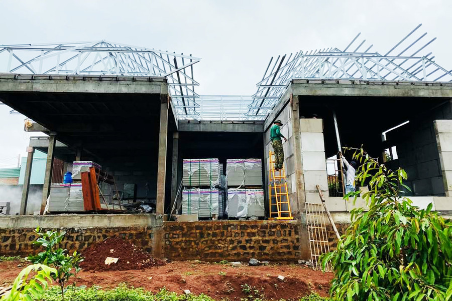 Công ty đảm nhận phân phối và thi công biệt thự nhà vườn cho khách hàng. Ảnh: T.T Công ty đảm nhận phân phối và thi công biệt thự nhà vườn cho khách hàng. Ảnh: T.T