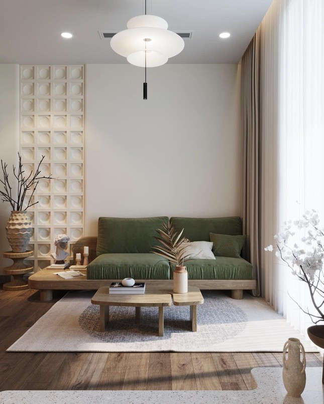 Nội thất trang nhã với kiểu dáng đơn giản, đường nét tinh tế, màu sắc trung tính nhưng vẫn thu hút nhờ điểm nhấn màu xanh. Nội thất trang nhã với kiểu dáng đơn giản, đường nét tinh tế, màu sắc trung tính nhưng vẫn thu hút nhờ điểm nhấn màu xanh.